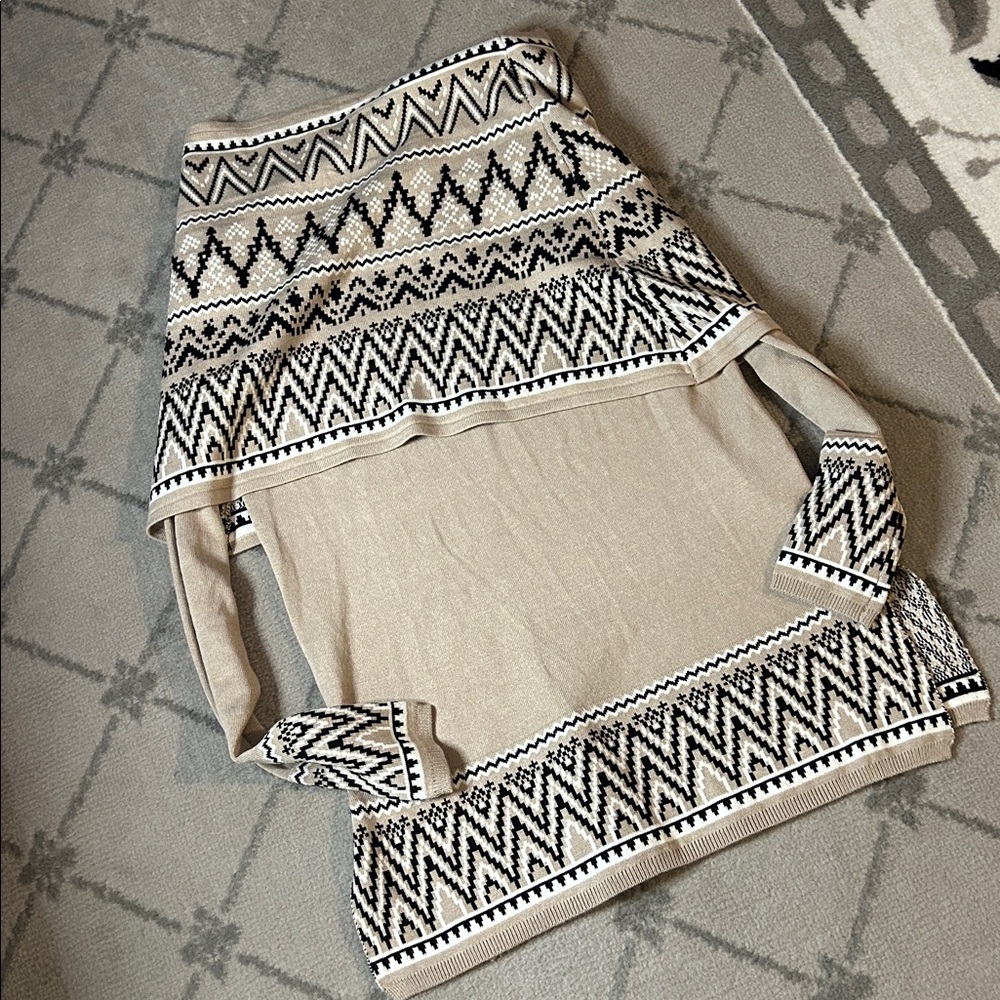 Pina Rossi Beige 2 Piece Sweater